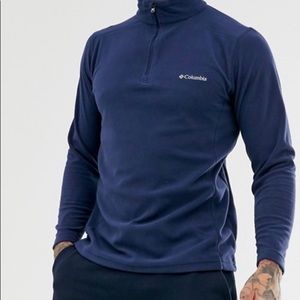 Columbia Half zip sweater